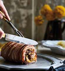 Lombo de porco recheado