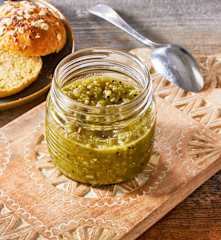 Grünes Burger-Relish