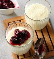 Budino di semolino con panna