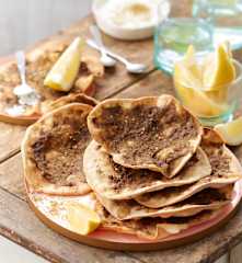 Man'ouché libanais au bœuf et au zaatar