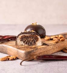 Entremet de mole con chocolate