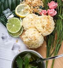 椰香夏威夷果冰激凌