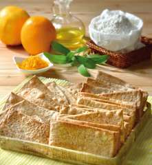 Crackers integrali arancia e salvia