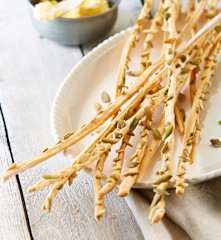 Grissini de pepita de calabaza