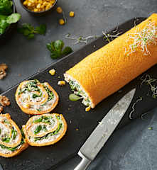 Brazo gitano de pimientos del piquillo