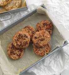 Hambúrguer de borrego e feta