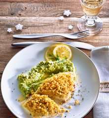 Filet z pangase s křenovo-hořčičnou krustou