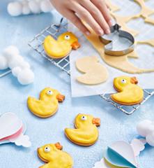 小黄鸭糖霜饼干