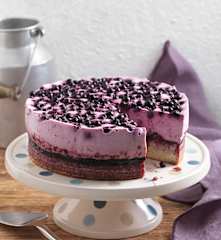 Tiroler Joghurttorte mit Schwarzbeeren