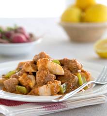 Κολοκάσι με κρέας χοιρινό