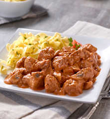 Beef Stroganoff