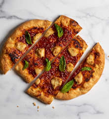 Pizza with Cashew Mozzarella (Matthew Kenney)