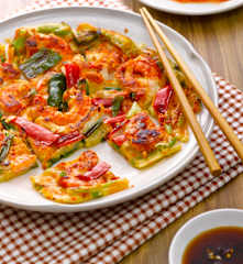 海鲜泡菜煎饼