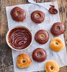 Donuts au chocolat