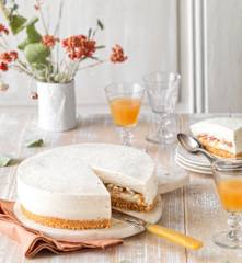 Entremets aux pommes à la vanille