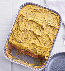 Empadão de pato com alheira