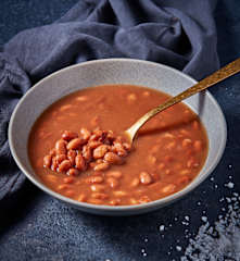 Frijoles de olla en cocción lenta