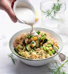 Green Goddess Edamame Salad Bowl