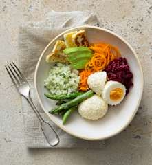 'Eat the rainbow' breakfast bowl