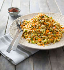 Mrkvovo-fenyklové zelí s naklíčenou pohankou