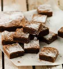 Quadrados de chocolate