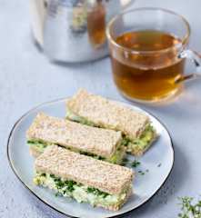 Kresse-Ei-Sandwiches