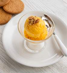 Helado de frutas ligero