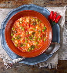 Zuppa di pollo alla messicana