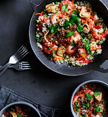 Cheat's cauliflower fried rice