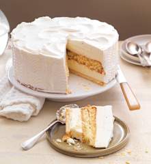 Gâteau crémeux à la vanille