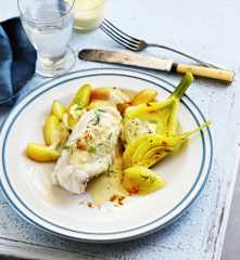 Bourride de lotte à l'ail rôti et au fenouil