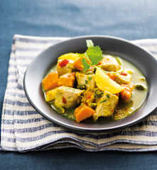 Veau aux pistaches et patates douces façon tajine