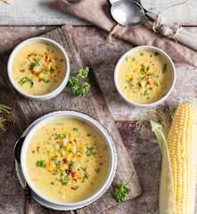 Chowder z kukurydzą