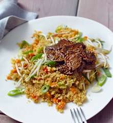 Couscous-Salat mit Rindfleisch