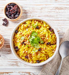 Turmeric Basmati Rice with Currants