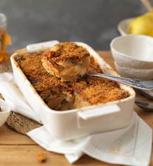 Clafoutis poire-speculoos