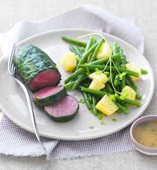 Bœuf en papillote et ses légumes