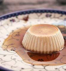 Πανακότα με σιρόπι καφέ