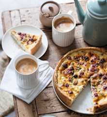 Quiche à la ricotta et aux champignons