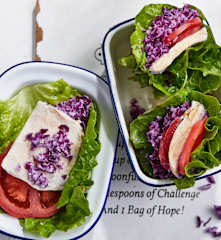 生菜鸡胸肉三明治