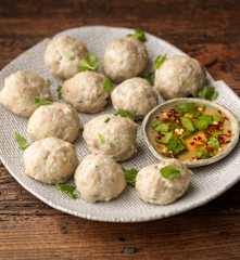 Vietnamese Meatballs with Chilli Sauce