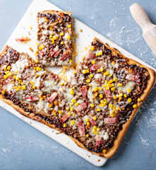 Pizza BBQ doble queso