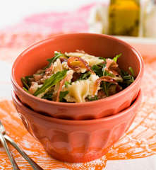 Salad with Prosciutto, Arugula and Mozzarella