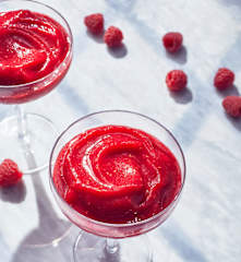 Himbeer-Rosé-Slushy