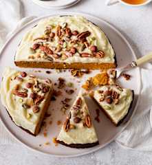 Carrot cake de almendra sin gluten