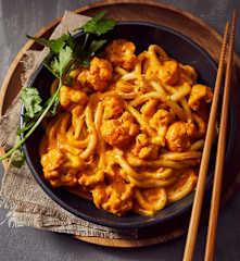 Udon Blumenkohlcurry