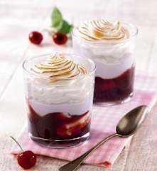 Mai - Crémeux meringué griotte violette