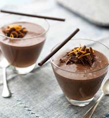 Bitter Çikolatalı ve Portakallı Mus