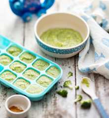 Potato and broccoli purée (first foods)