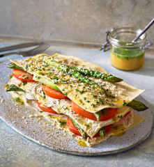 Spargel-Salat-Lasagne